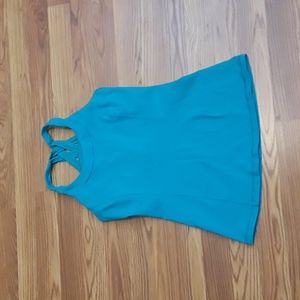 Lululemon Enhearten Tank Peacock Blue, EUC